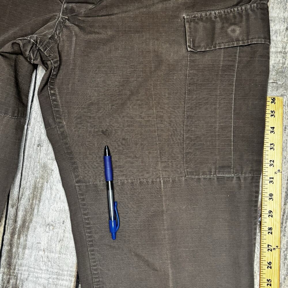 Propper Cargo Pants Brown Mens Size Large Reg 38/30 Baggy Combat Trouser Ripstop - Picture 7 of 11
